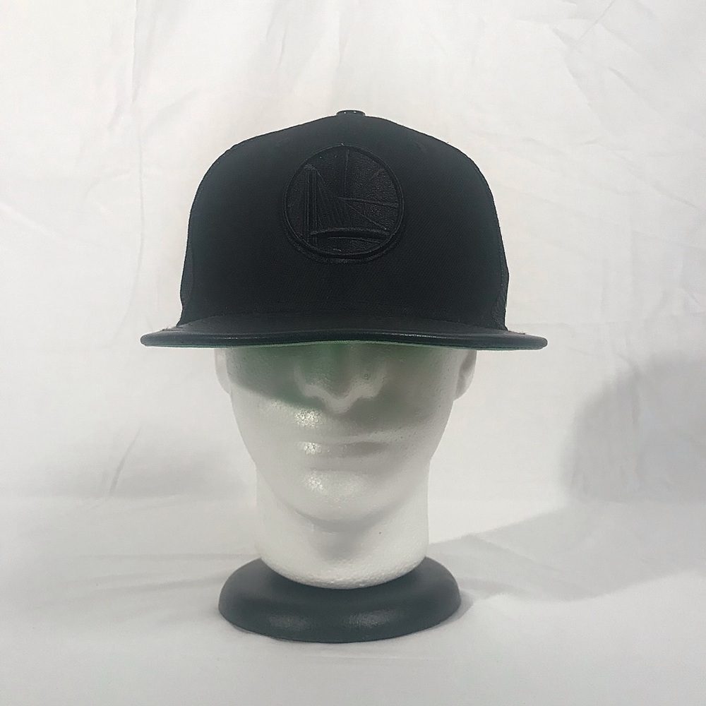 Golden State Warriors New Era Black & Green Cap